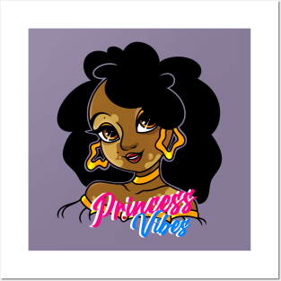 Princess Vibes ( Vitiligo) Posters and Art